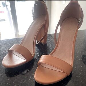 Women’s size 7 heels. Worn once! (prefer a short heel)- only reason for selling!